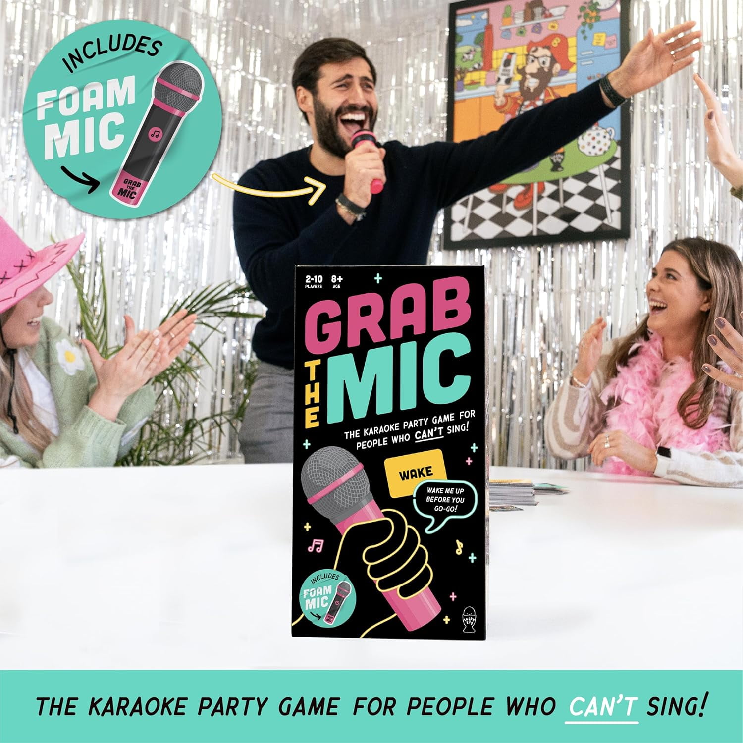 Grab The Microphone Game Grab the Mic Karaoke Party Game for Non