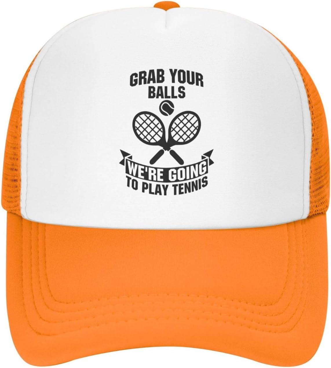 Grab Your Balls We're Going to Play Tennis Classics Retro Trucker Hat