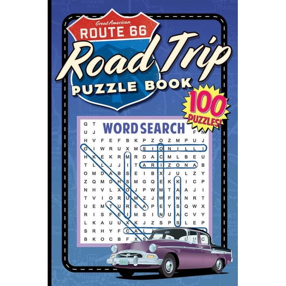 Grab a Pencil Press The Great American Route 66 Puzzle Book, (Paperback)