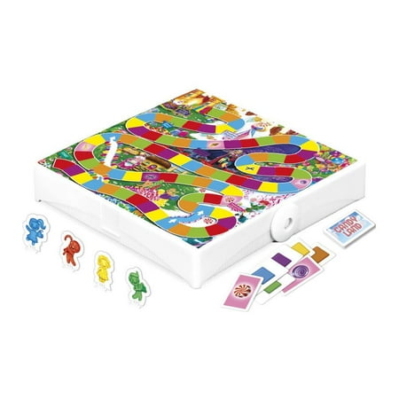 Grab and Go Candy Land Game, Portable Travel Game for Kids Ages 3 and Up