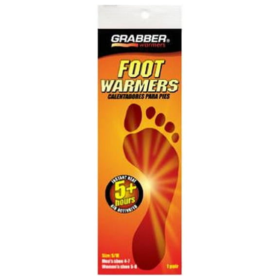 Grabber FWSMES Foot Warmer Insoles, Small/Medium - Quantity 30