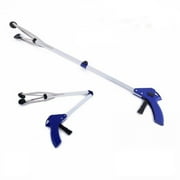 Grabber Reacher Suction Cup Grip Tool- Long 32 Inch Foldable Strong Heavy Duty Aluminum Pick Up Stick - Lightweight Trash Litter Picker Claw Extended Grabber Assist for Elderly