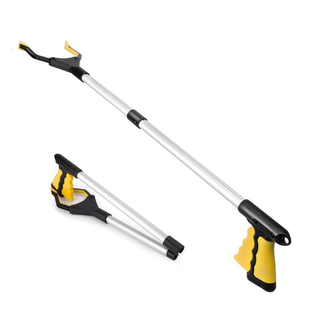 Grabber Reacher Tool for Elderly, 32" Foldable Claw Grabber, Pick Up Stick Grabber, Reacher