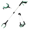 thumbnail image 1 of Grabber Reacher Tool, Foldable Grabber Reaching Tool, Lightweight Trash Picker Upper Tool for Elderly with Anti-Slip Rotating Rubber Gripper,Green, 1 of 11