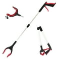 thumbnail image 1 of Grabber Reacher Tool, Foldable Grabber Reaching Tool, Lightweight Trash Picker Upper Tool for Elderly with Anti-Slip Rotating Rubber Gripper, Red, 1 of 12