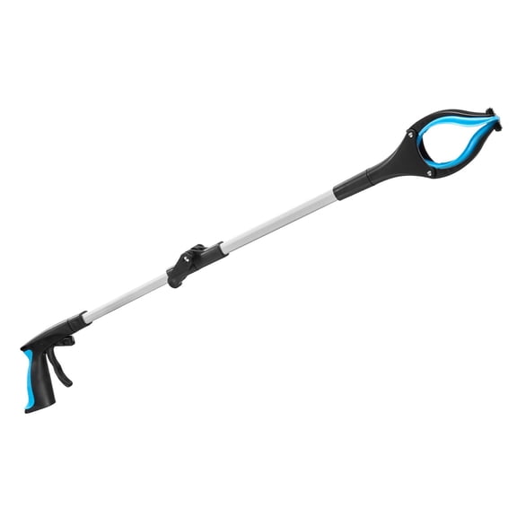 Grabber Tool 2 Pack 34 Inch Foldable, 360 Rotating Wide Jaw with Dual Magnets, Lightweight Reacher for Seniors and Trash Picker
