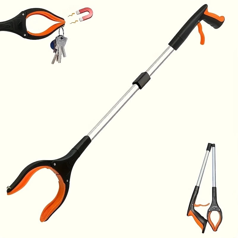 [Grabber Tool for Seniors] Lightweight, Extendable 33-Inch Foldable ...