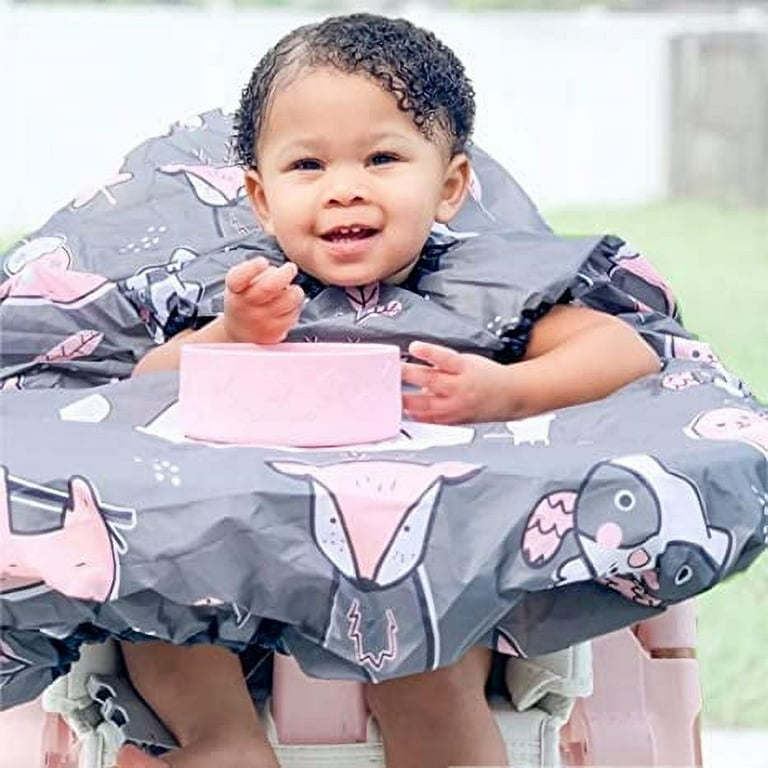 Baby high on sale chair cover bib