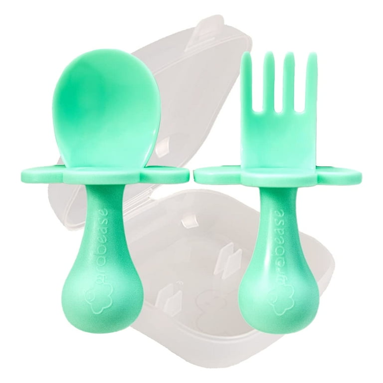Toddler self feeding sale utensils