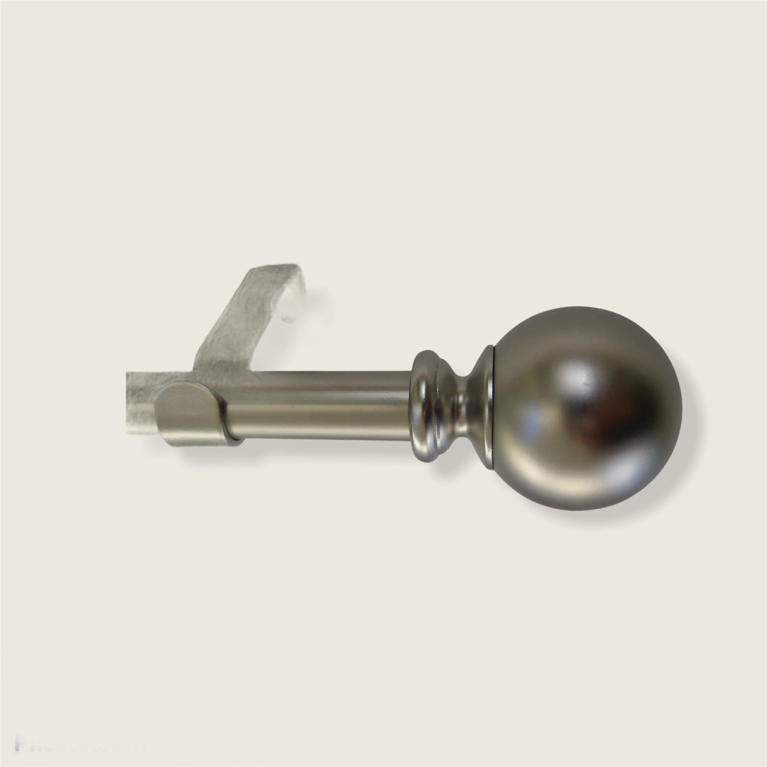 Graber Nickel Silver Single Curtain Rod 84 120 Inch Adjustable