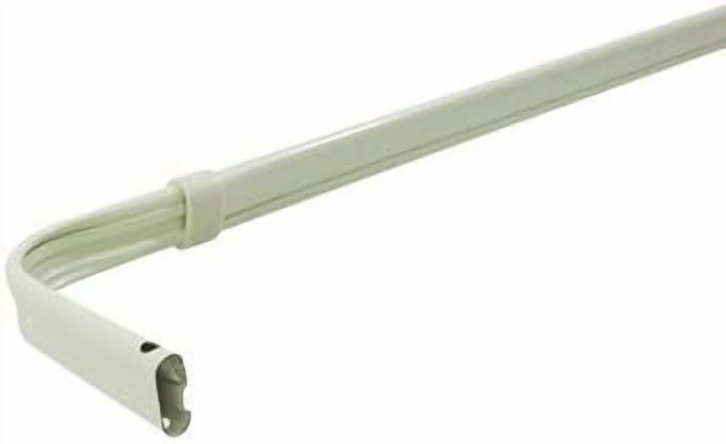 Graber Single Standard Lock Seam Curtain Rod, 48 to 84-Inch Adjustable ...