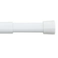 thumbnail image 1 of Graber Spring Window Fashions Oval Spring Tension Curtain Rod 48 to 84-Inch Adjustable Width, White, 1 of 8