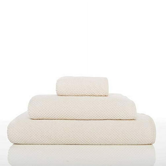 Graccioza Bee Waffle Bath Towel (28" x 55") - Silver - Made in Portugal, 550-GSM, Combed Cotton