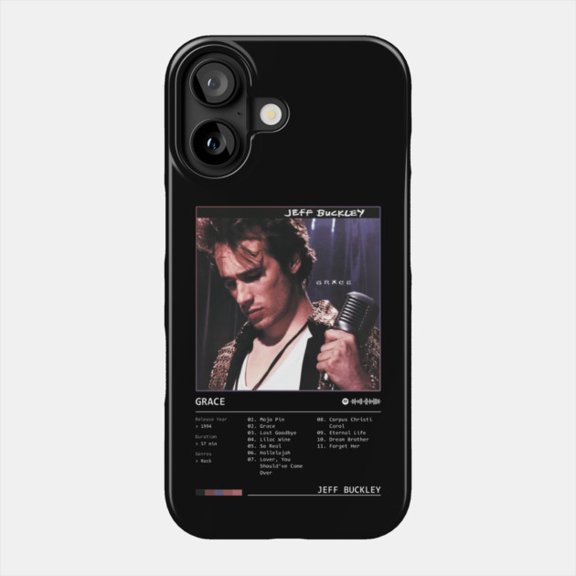 Grace 1994 Jeff Buckley Case for Apple iPhone 11 12 13 14 15 16 17 Pro Max