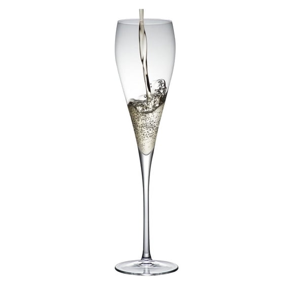 RONA Grace 28 Champagne, 10 oz. Crystal Champagne Flutes, Set of 2