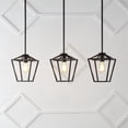 thumbnail image 1 of JONATHAN Y Grace 36.5" 3-Light Industrial Farmhouse Iron Linear LED Pendant, Oil Rubbed Bronze, 1 of 8