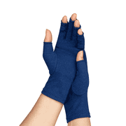 GRACE & ABLE Compression Gloves for Arthritis - Open Finger, Cotton-Blend, Lightweight, Breathable Hand Support