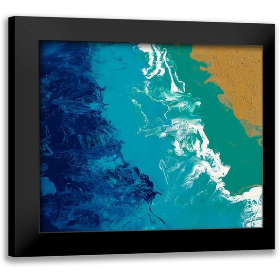 Grace, Ajoya 13x12 Black Modern Framed Museum Art Print Titled - Beach Bound