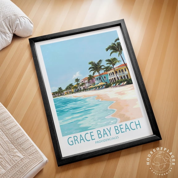 Grace Bay Beach Providenciales Island View Home Decor