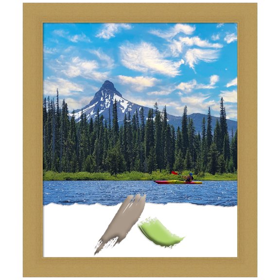Grace Brushed Gold Picture Frame, Photo Frame, Art Frame