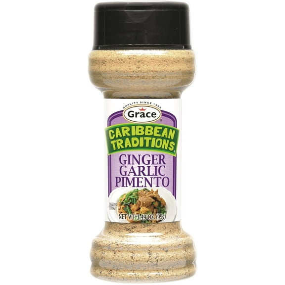Grace Caribbean Spicy Ginger Garlic Sauce (Pack of 12) 3.49 oz