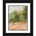 thumbnail image 1 of Grace Carpenter Hudson 12x14 Black Ornate Wood Framed Double Matted Museum Art Print Titled: Portrait of Ms. Woods, 1 of 5