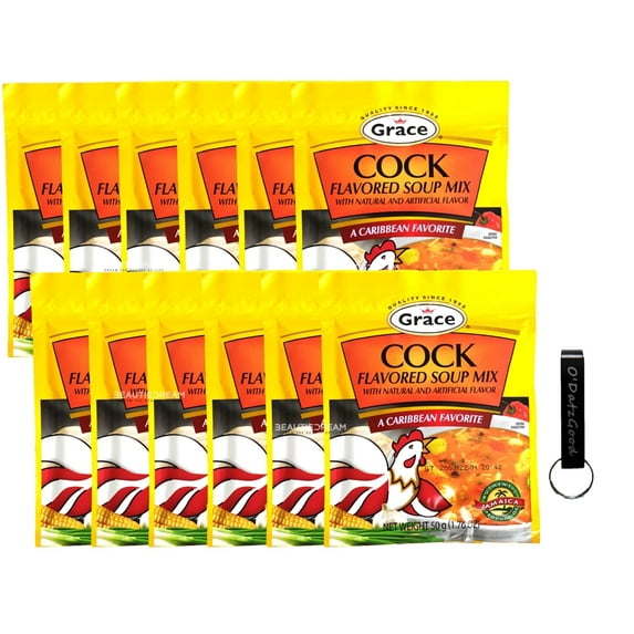 Grace Cock Soup Mix 1.76 oz (50g) Pack of 12 Packaged w/ ODatzGood