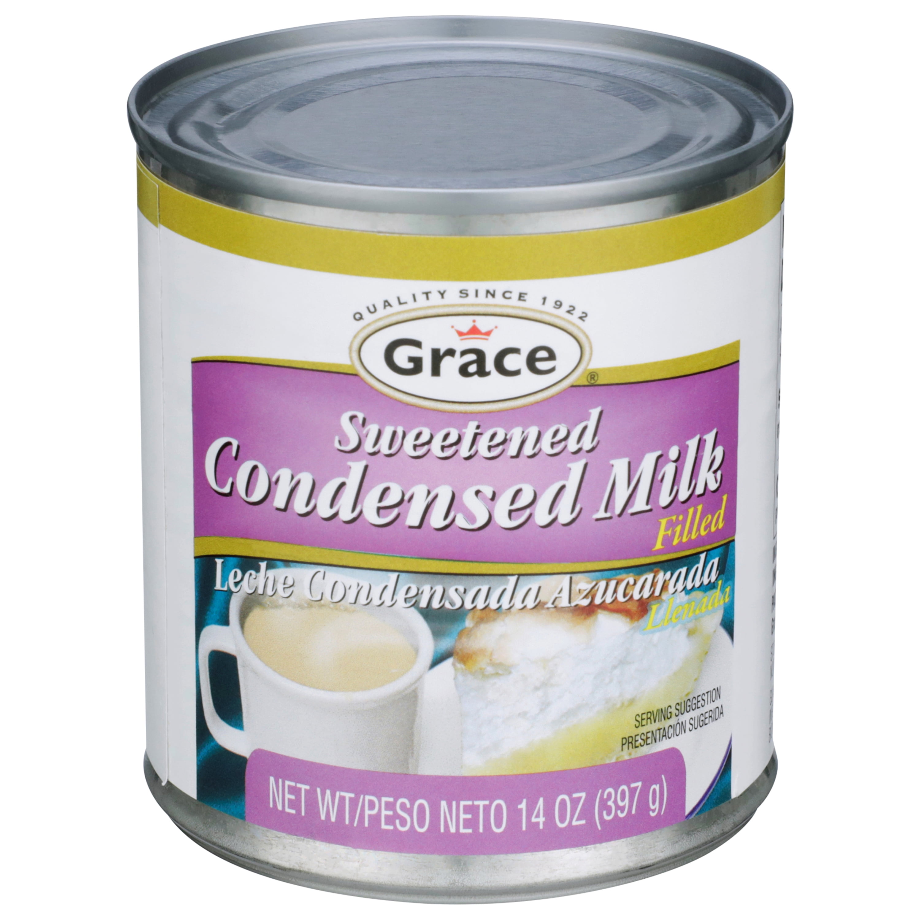 Grace Condensed Milk, 14 oz can - Walmart.com