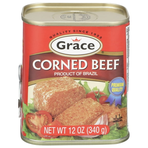 Grace Corned Beef, 12 oz Can, High-Quality Premium Meat