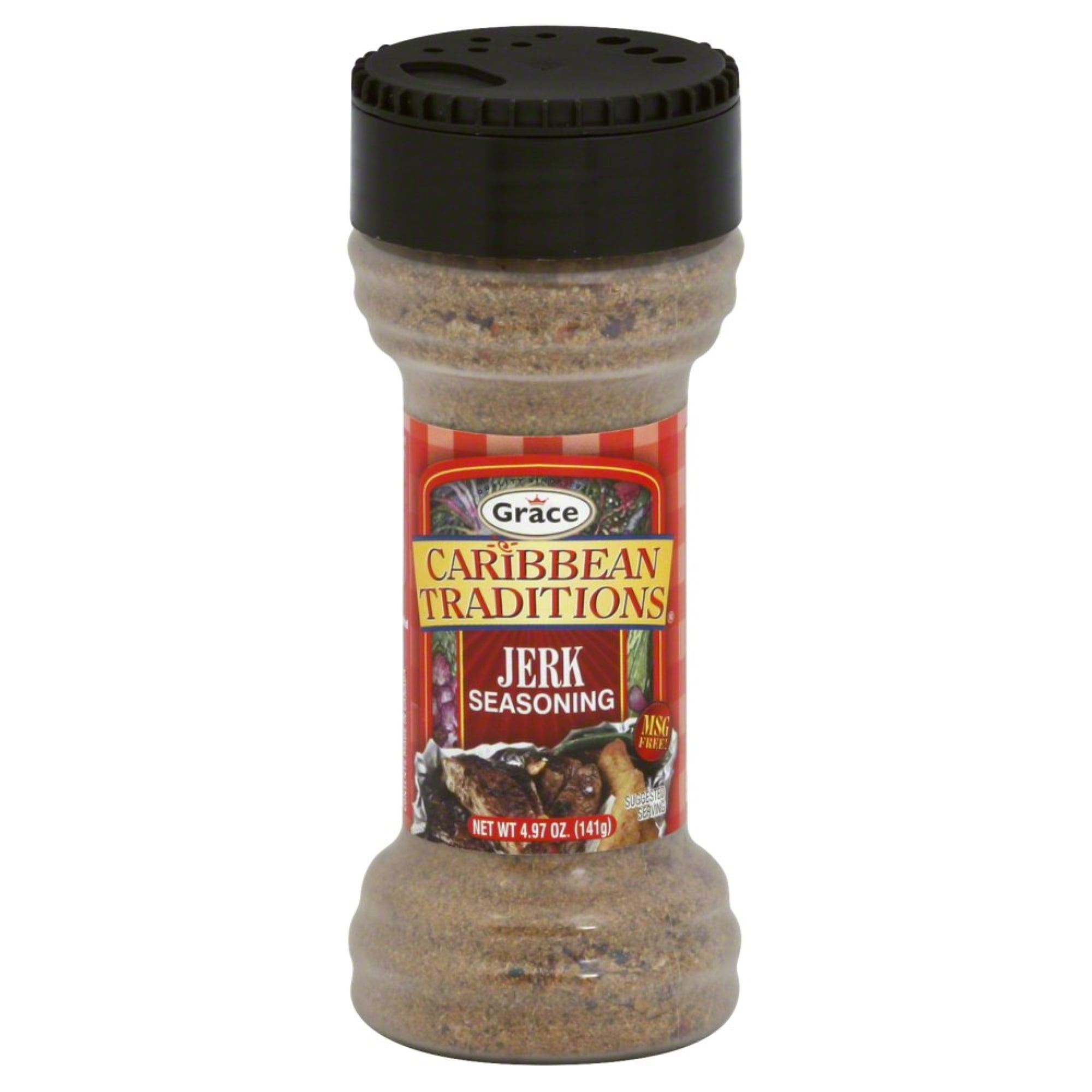 Grace Dry Jerk Seasoning, 4.97 oz Bottle