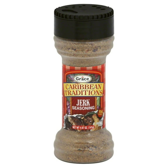 Grace Dry Jerk Seasoning, 4.97 oz Bottle