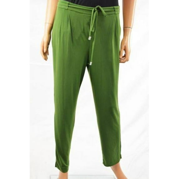 Grace Elements Womens Drawstring Studio Casual Lounge Pants, Green, Large