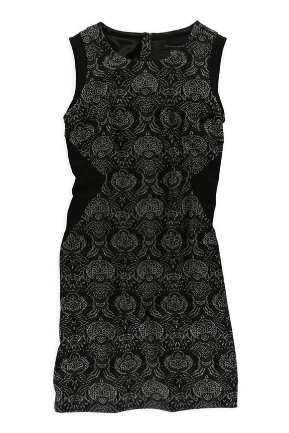 Womens Printed Sheath Dress, Multicoloured, 12