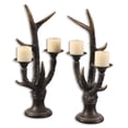 thumbnail image 1 of Uttermost Stag Horn Candleholder (Set of 2), 1 of 2