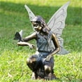 thumbnail image 1 of Grace Garden Sculpture - Fairy And Butterfly, 1 of 1