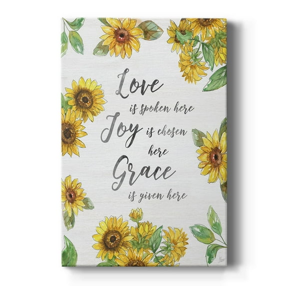 Grace Given Here Premium Gallery Wrapped Canvas - Ready to Hang