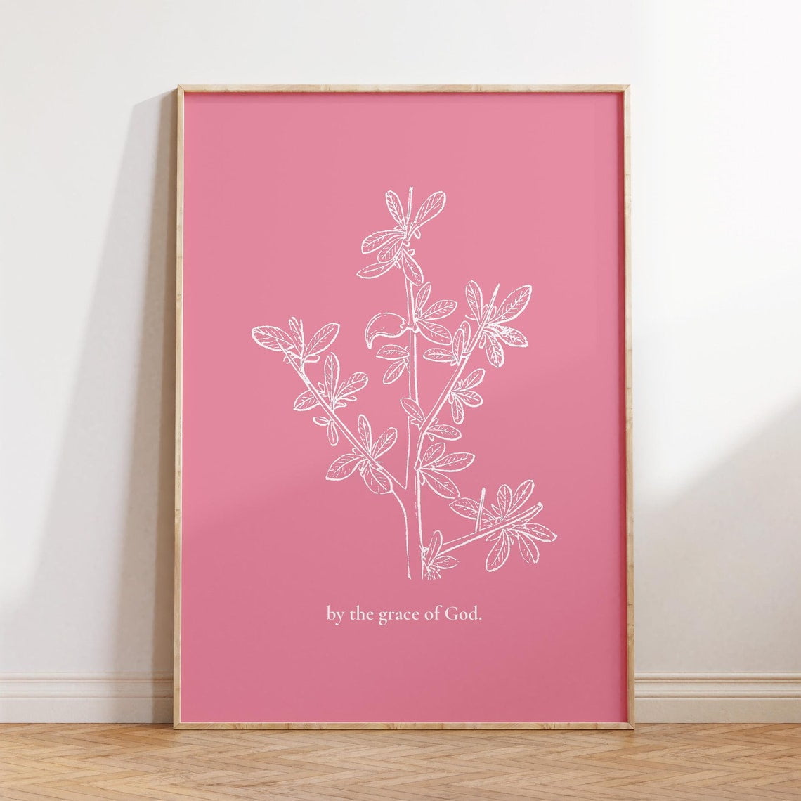 Grace Of God Christian Wall Art Quote Wall Art Bible Verse Poster ...