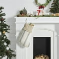 thumbnail image 1 of VHC Brands Grace Grain Sack Stripe Ruffled Stocking 12x20, 1 of 4