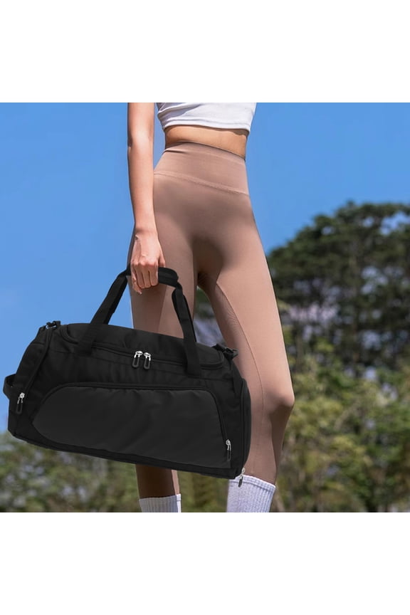 Grace Gym Bag Waterproof Polyester Workout Bag with Shoe and Wet Compartment Large Capacity Gym Backpack for Fitness Traveling Sport