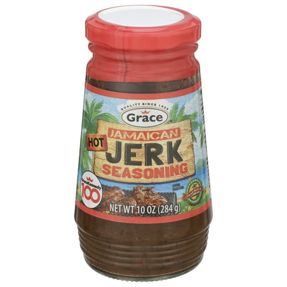 Grace Hot Jamaican Jerk Seasoning, 10 oz