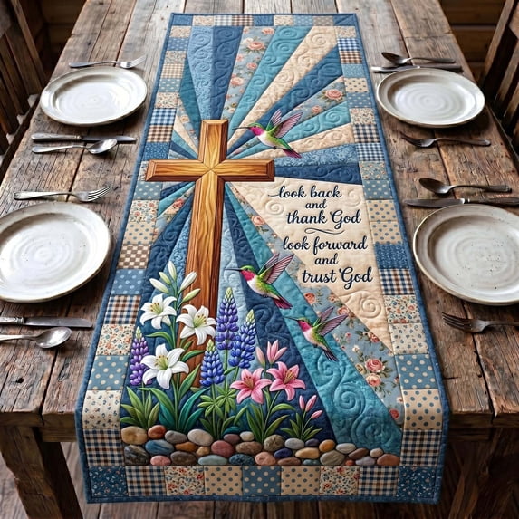 Grace In Flight Quilted Table Runner