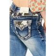 thumbnail image 1 of Grace In LA Women's Camo Yoke Embroidered Pockets Bootcut Stretch Jeans (25), 1 of 3