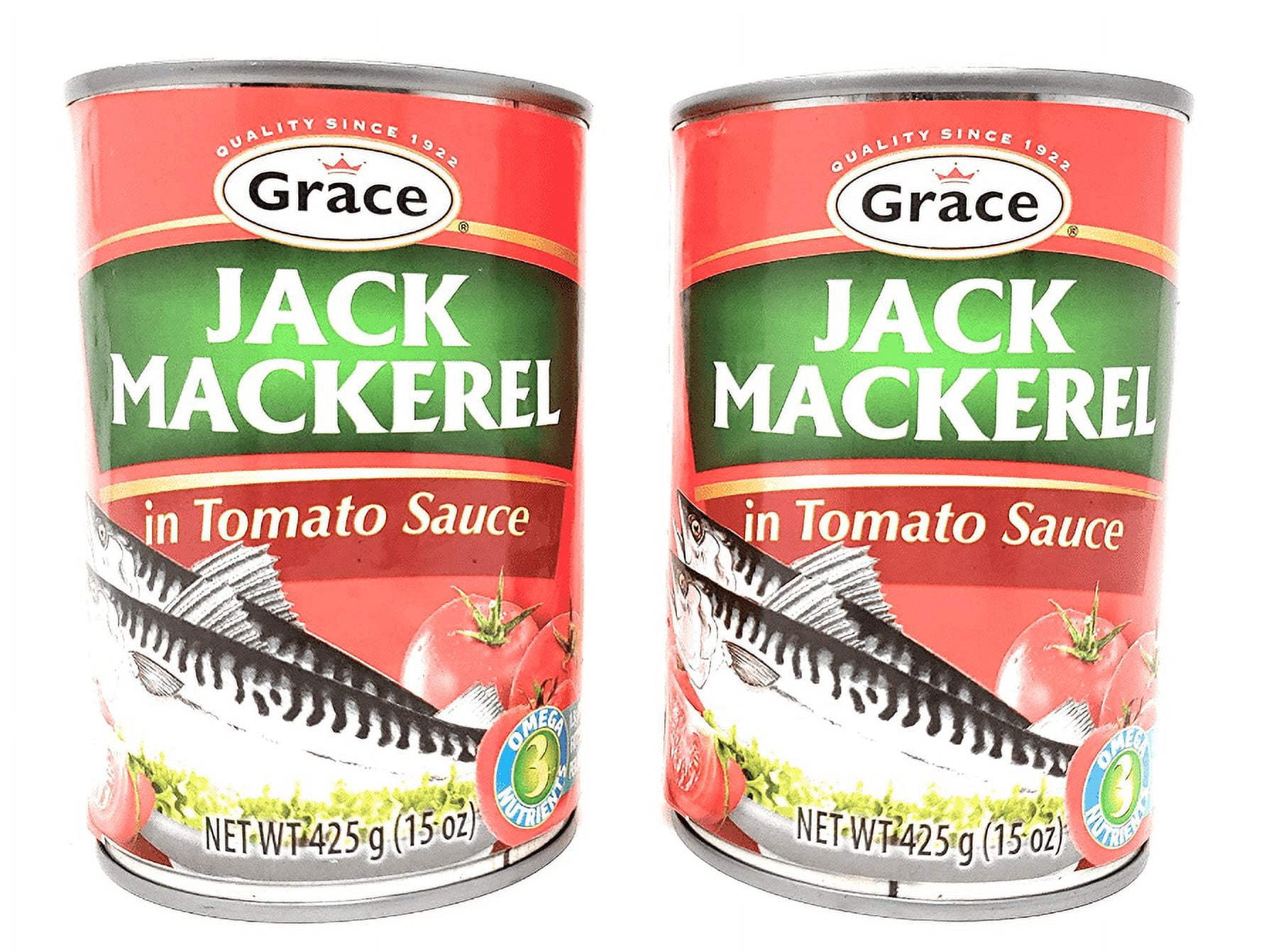 Grace Jack Mackerel in Tomato Sauce (2 Pack, Total of 850g)