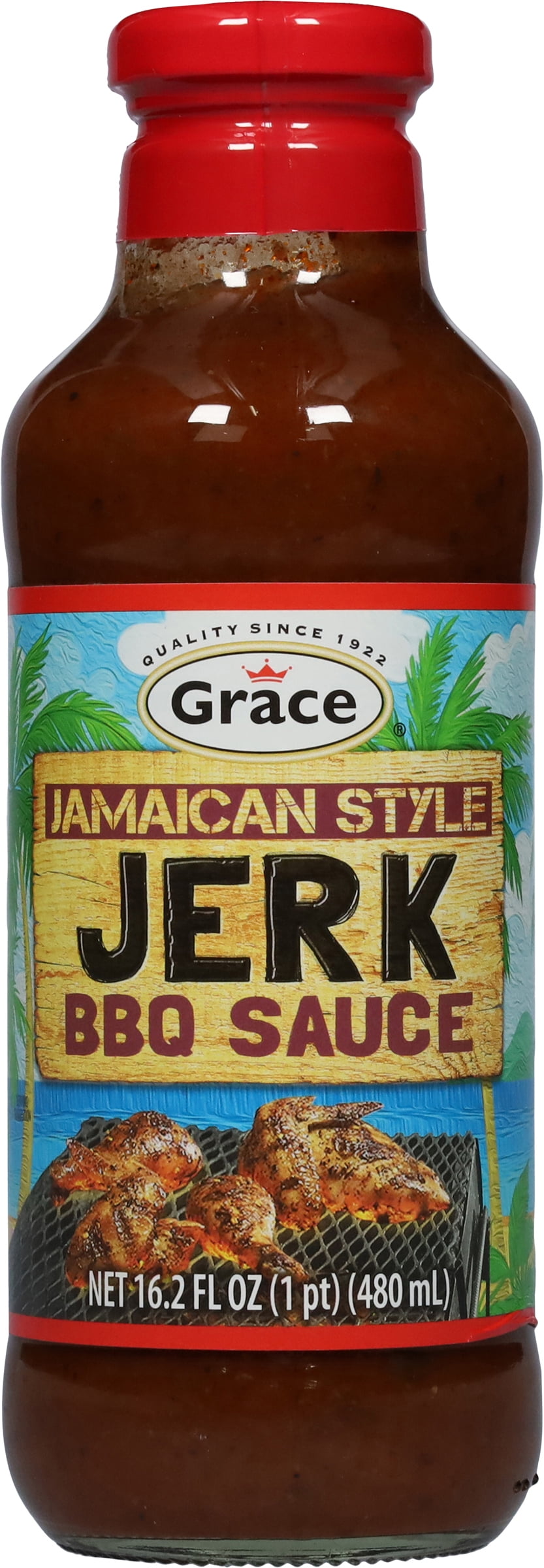 Grace Jamaican Jerk BBQ Sauce 16 oz