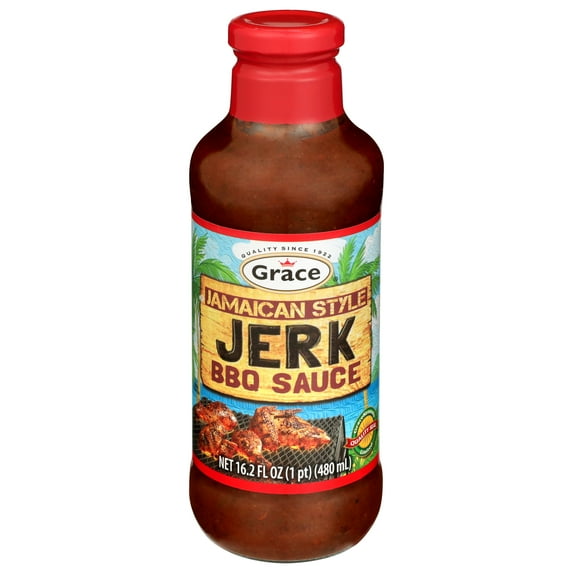 Grace Jamaican Jerk BBQ Sauce 16 oz