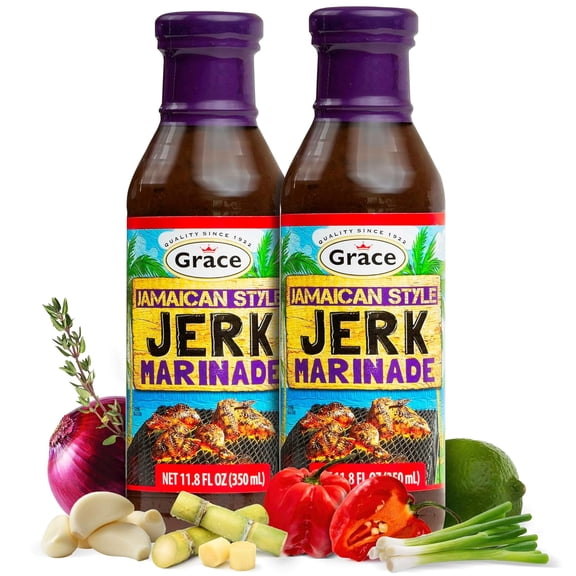 Grace Jamaican Jerk Marinade Sauce 11.8oz - 2 Pack