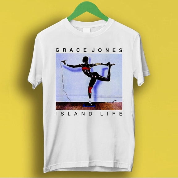 Grace Jones Island Life Model Singer Actress Music Gift Top Tee T Shirt P1289
