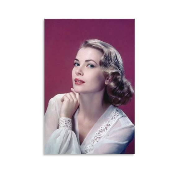 Grace Kelly US Academy Award for Best Sexy Actress - Denoise-denoise Wall Art Picture Painting Poster Canvas Print Posters Artworks Bedroom Living Room Decor 12x18inch(30x45cm)