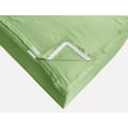 thumbnail image 1 of Grace Linen Zipper Fitted Sheet Cal King Size(72X84) - Includes 2 Zip Sheets +1 Bottom Fitted Base - Fit's 8” In Deep Pocket Zip Sheets Easy to Change - 600 TC Cotton Fitted Sheet - Sage Green Color, 1 of 9