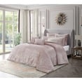 thumbnail image 1 of Grace Living Crue 8pc King/California King Comforter Set, Blush, 1 of 7